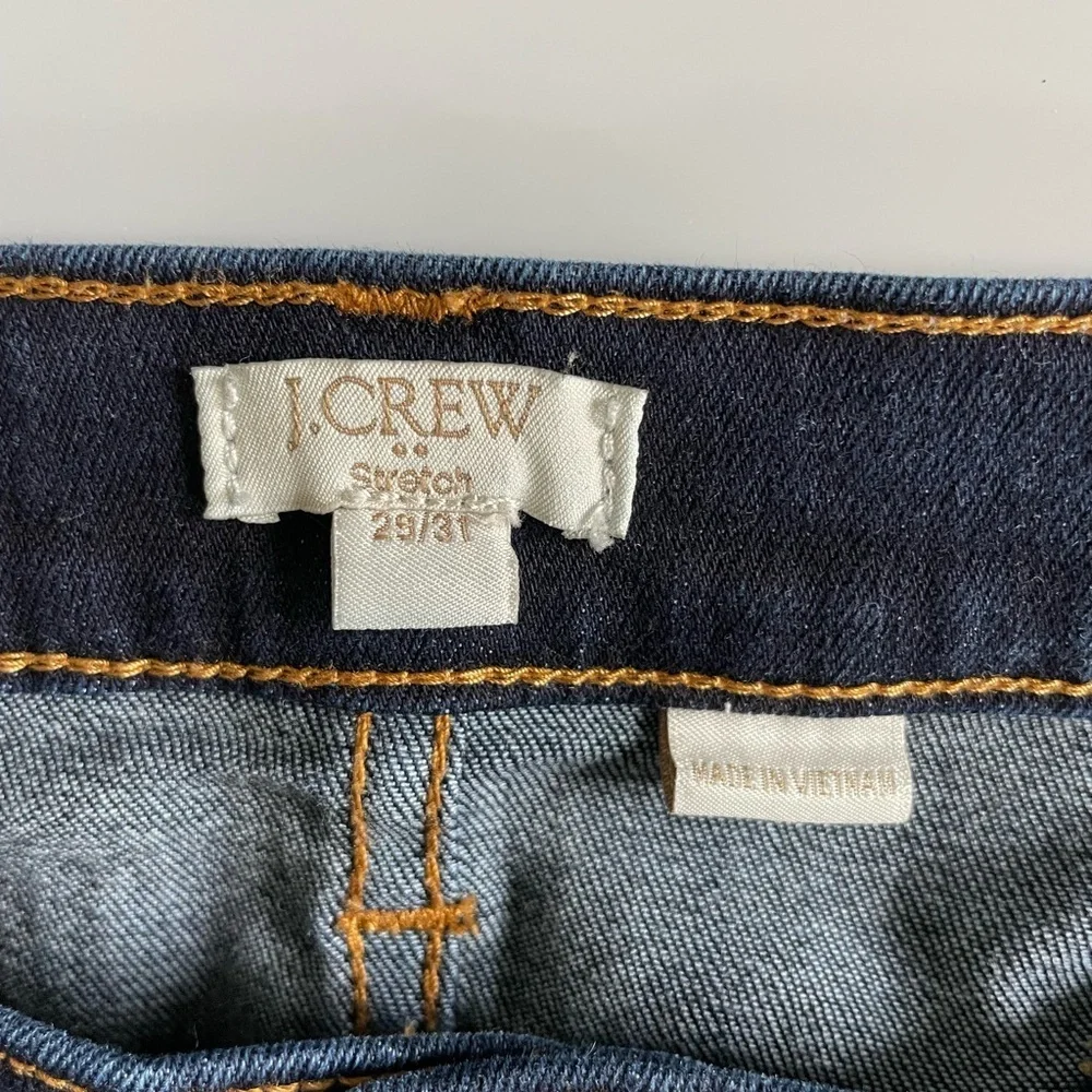 J. Crew Women's Straight Leg Jeans - Dark Blue